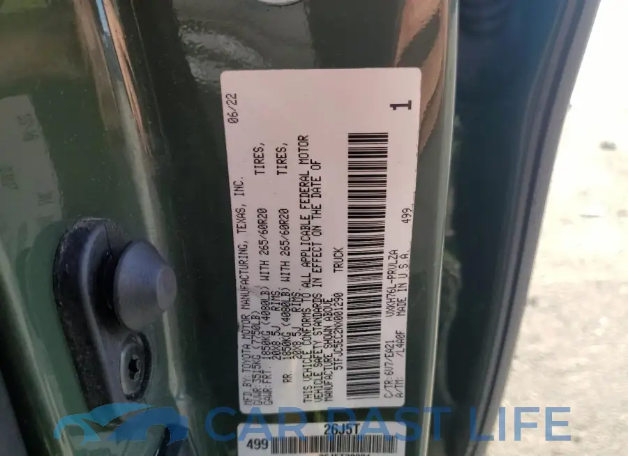 5TFJC5EC2NX001290# 12