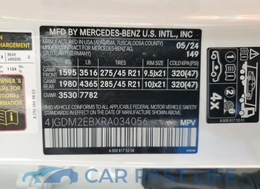4JGDM2EBXRA034056# 13