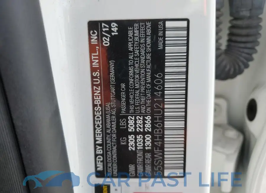 55SWF4HB6HU214606# 12