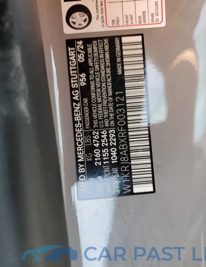 W1KRJ8ABXRF003121# 13