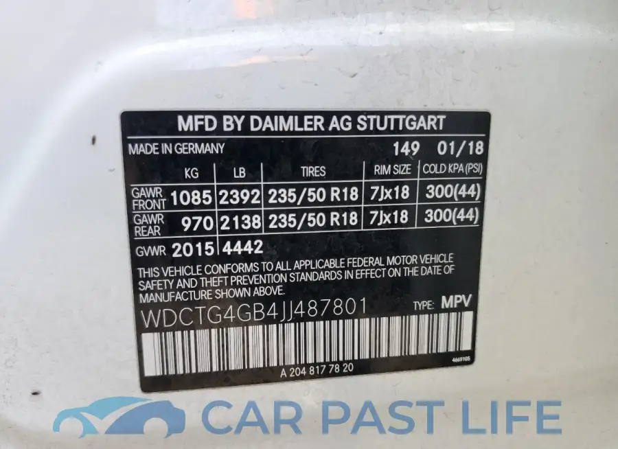 WDCTG4GB4JJ487801# 14