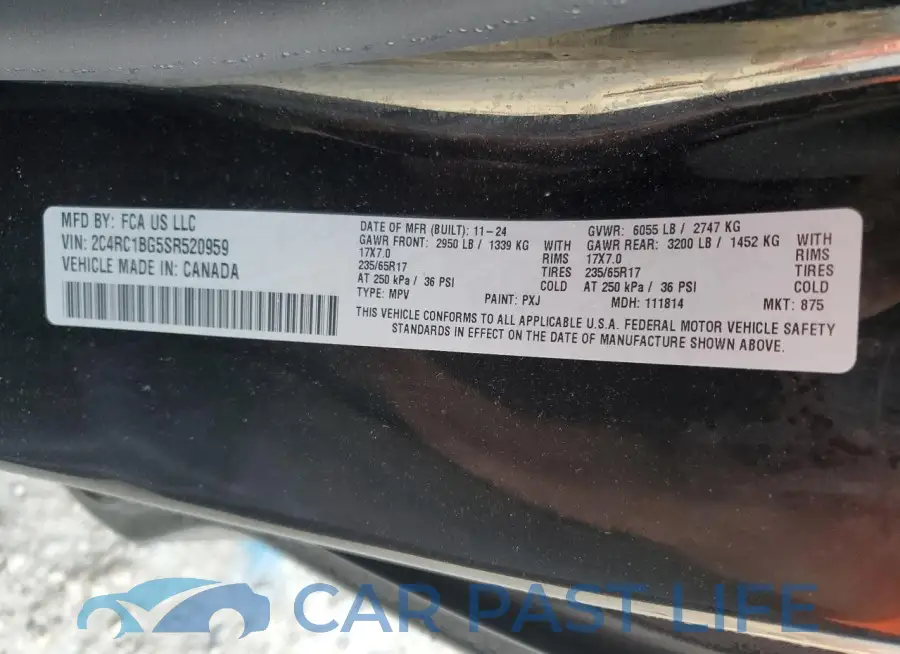 2C4RC1BG5SR520959# 14