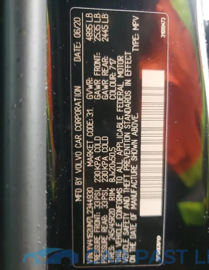 YV4162UM7L2344930# 12
