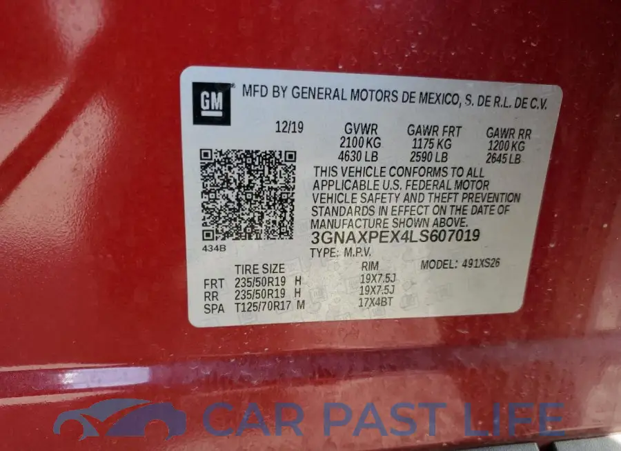 3GNAXPEX4LS607019# 13