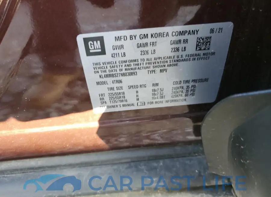 KL4MMBS27NB030893# 13