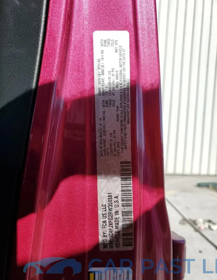 1C4PJXFG2RW354881# 13