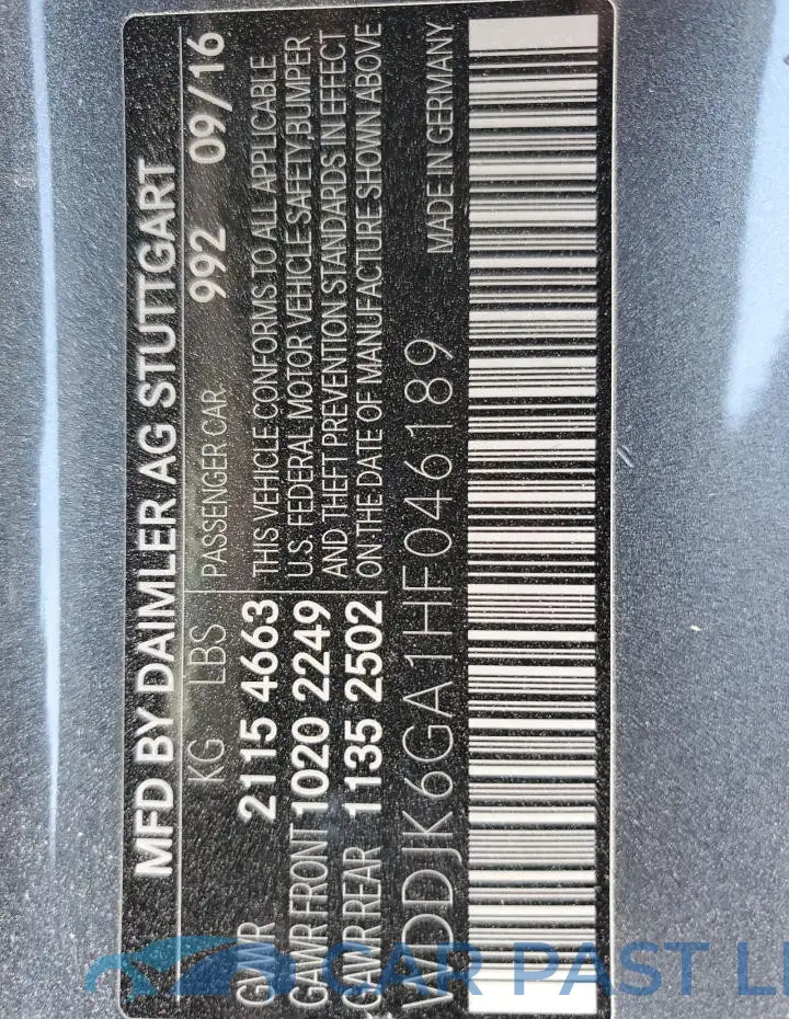 WDDJK6GA1HF046189# 12