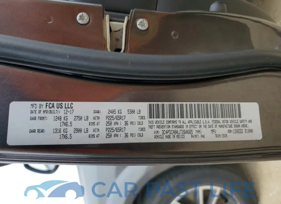3C4PDCAB0JT260665# 13