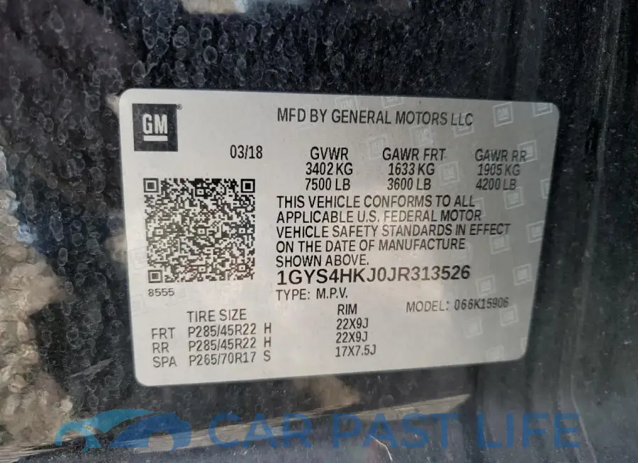 1GYS4HKJ0JR313526# 14