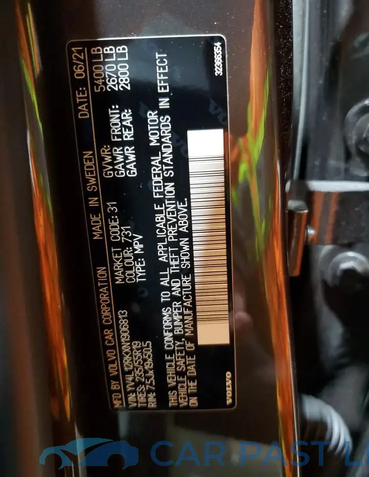 YV4L12RKXN1906813# 13