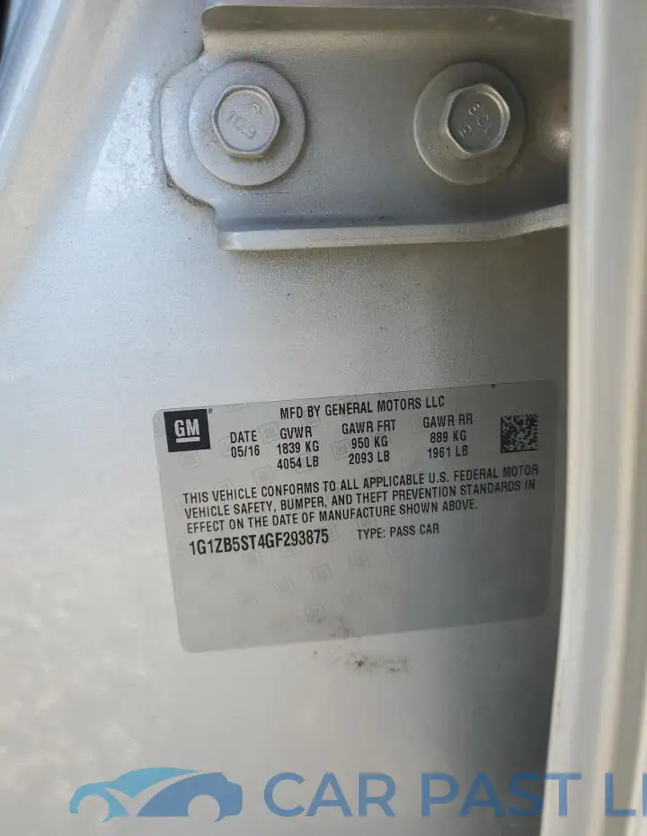 1G1ZB5ST4GF293875# 12