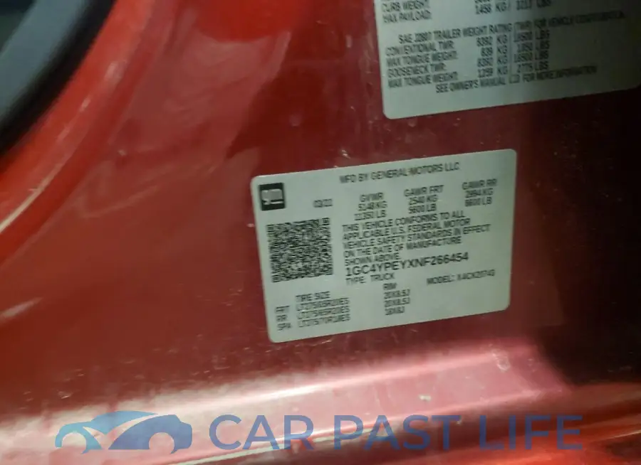 1GC4YPEYXNF266454# 13