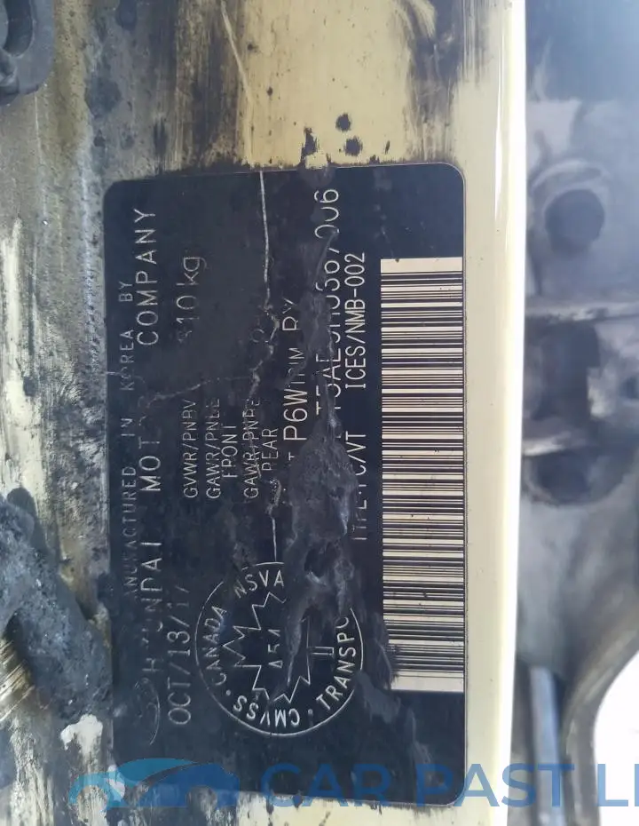 KMHCT5AE9HU367006# 12