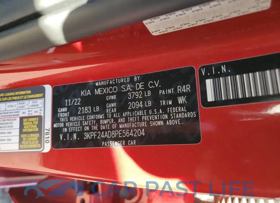 3KPF24AD8PE564204# 12