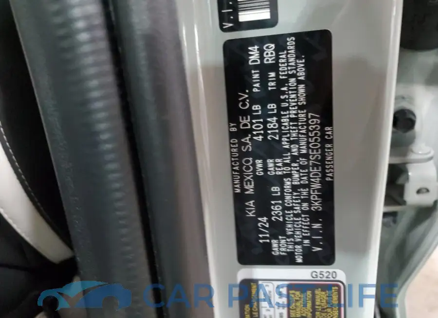 3KPFW4DE7SE055397# 12