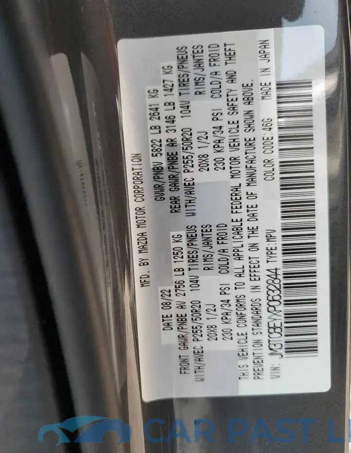 JM3TCBEYXP0632844# 13
