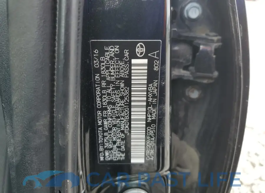 JTDKDTB32G1125382# 13