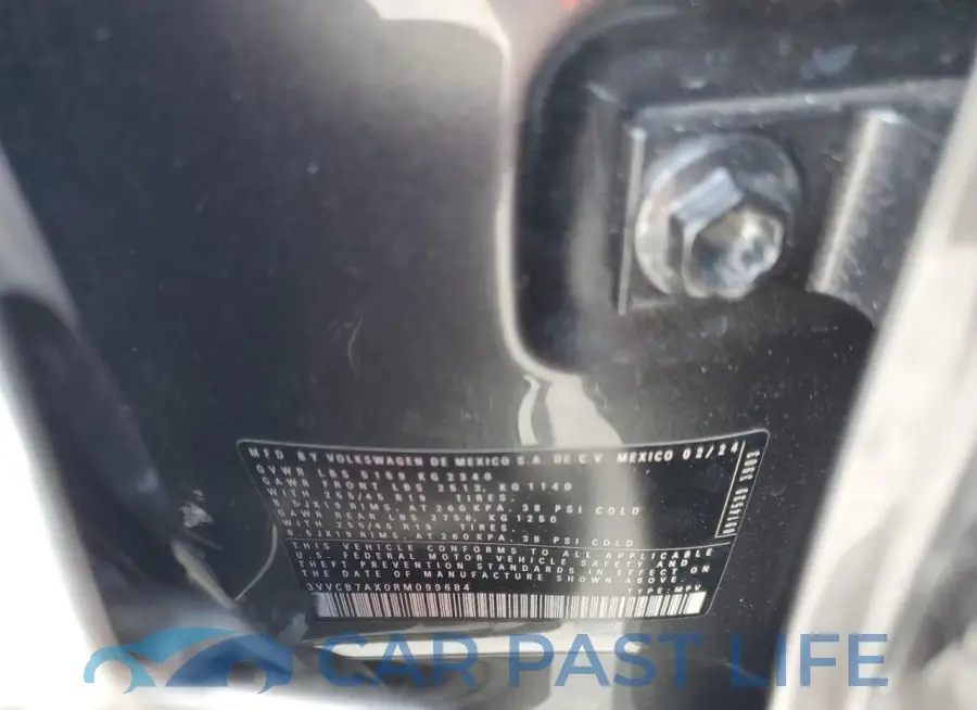 3VVCB7AX0RM099684# 13