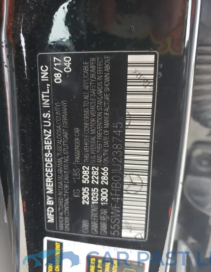 55SWF4HB0JU238745# 12