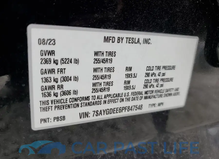 7SAYGDEE6PF847548# 14