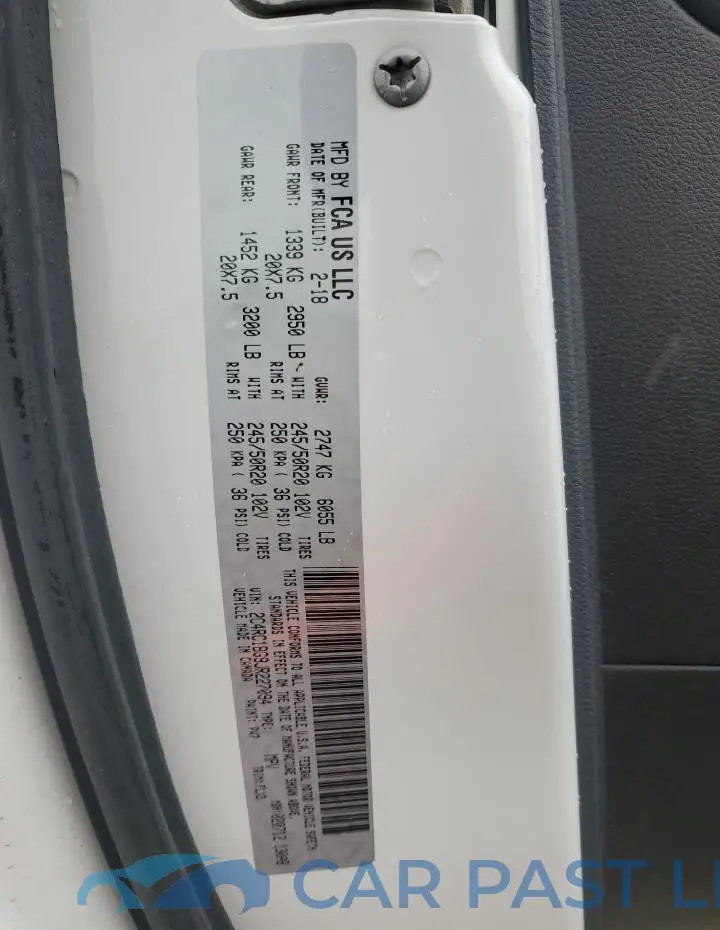 2C4RC1BG9JR227094# 13