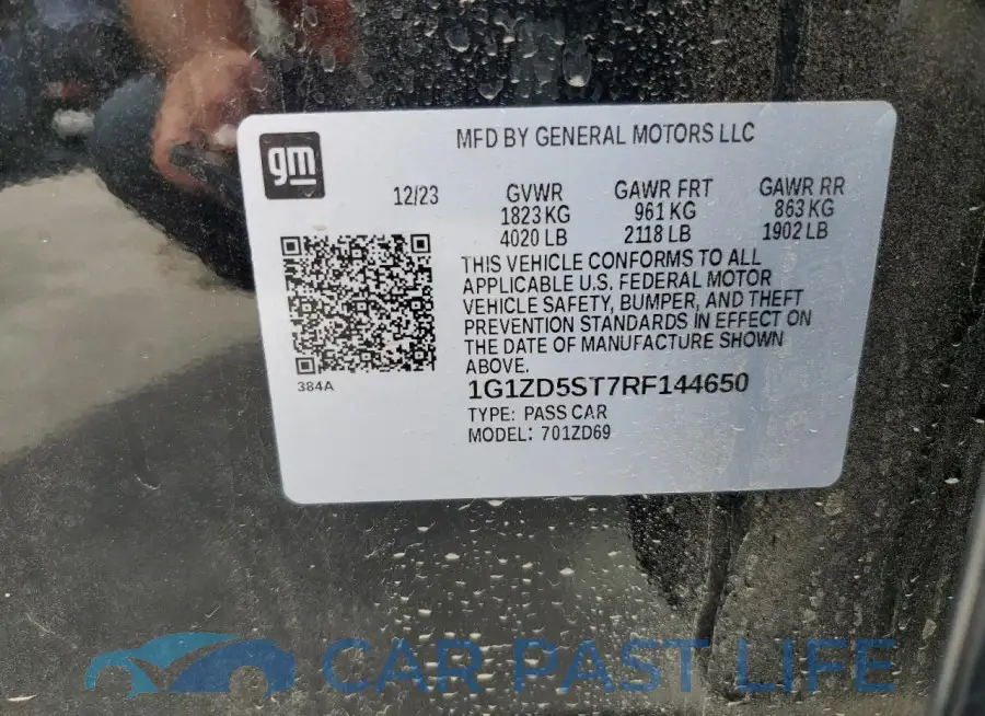 1G1ZD5ST7RF144650# 13