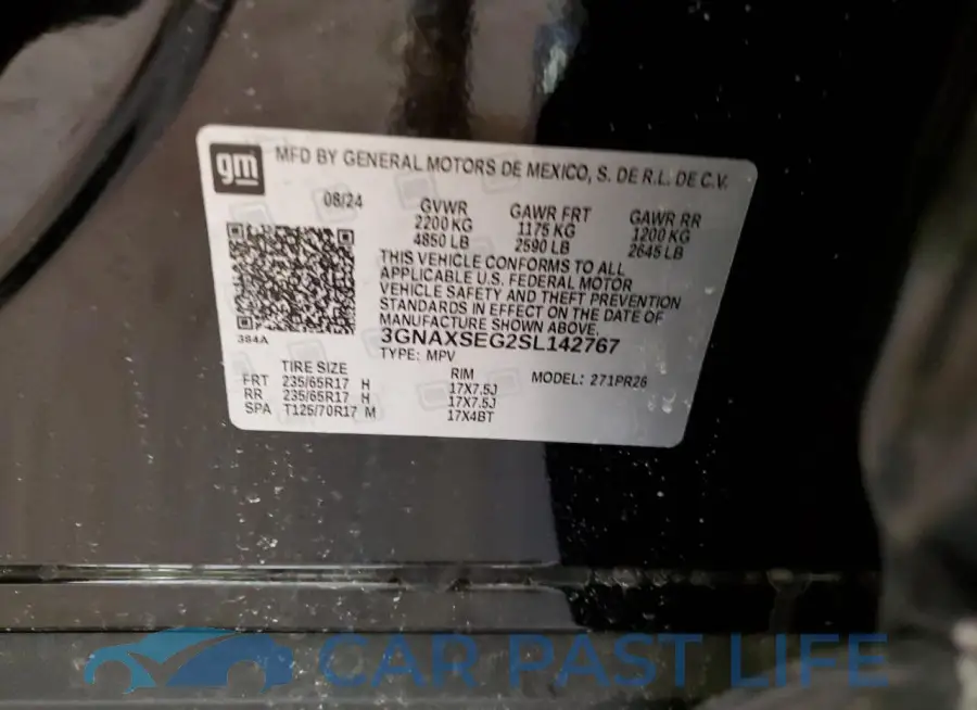 3GNAXSEG2SL142767# 13