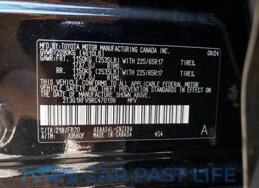 2T3G1RFV9RC470198# 14