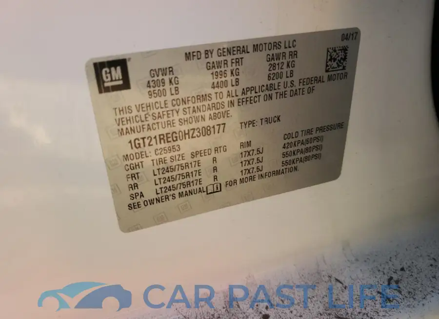 1GT21REG0HZ308177# 12