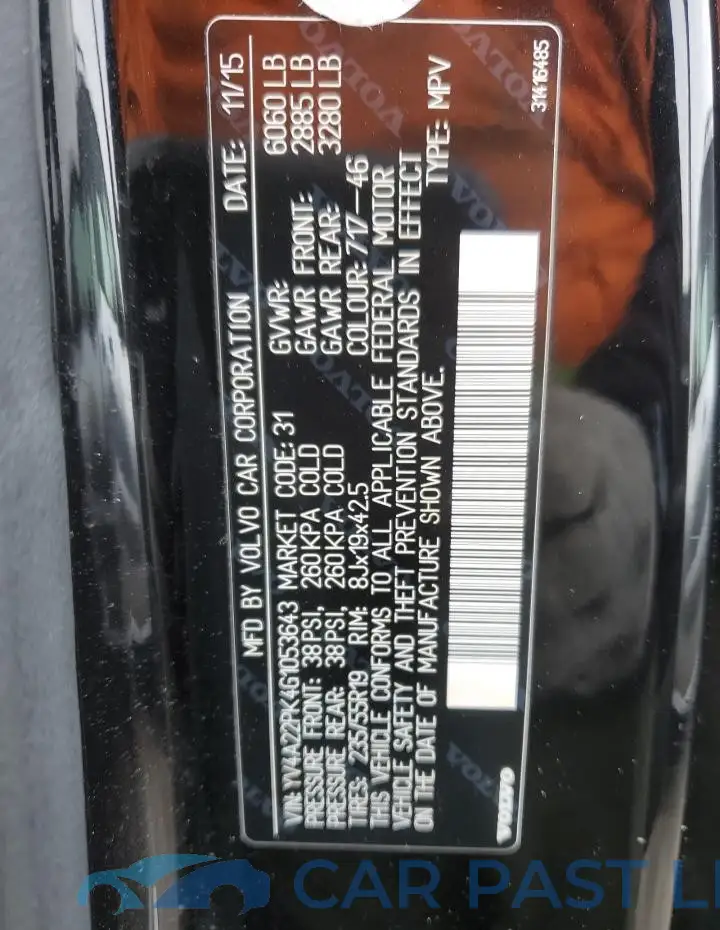 YV4A22PK4G1053643# 13