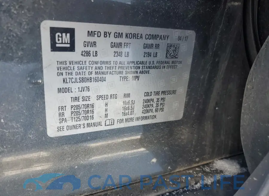 KL7CJLSB0HB160404# 12