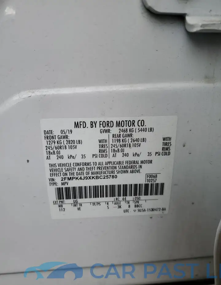 2FMPK4J9XKBC25780# 14