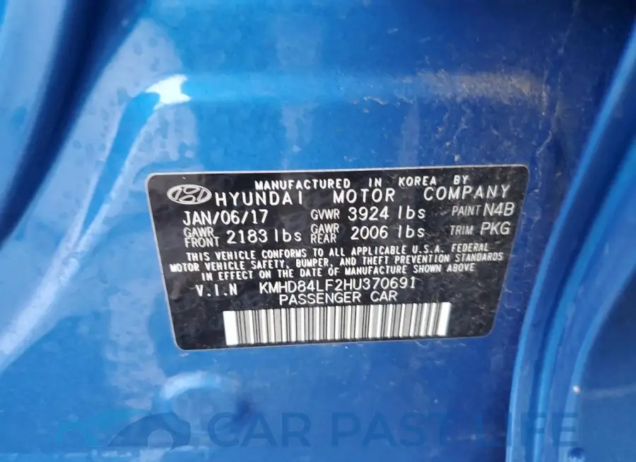 KMHD84LF2HU370691# 12