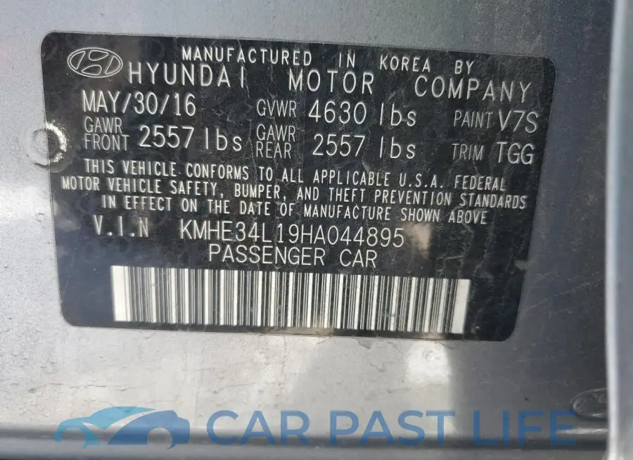 KMHE34L19HA044895# 12