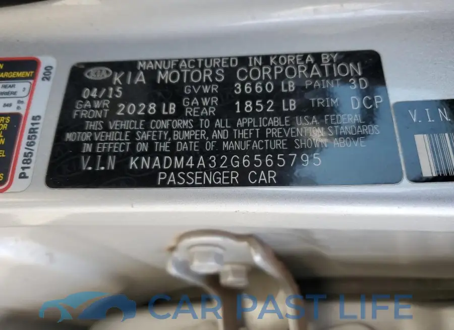 KNADM4A32G6565795# 12