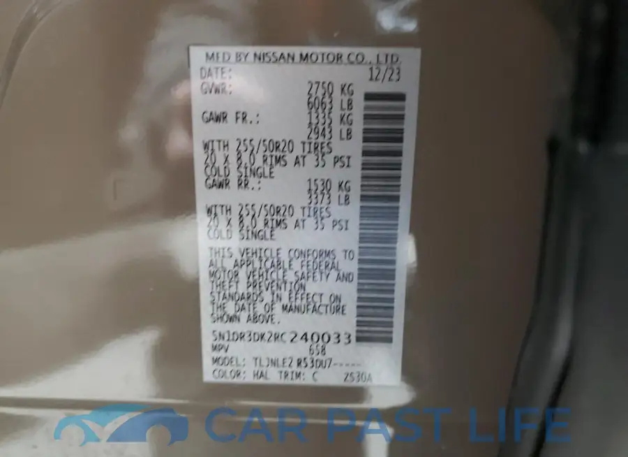5N1DR3DK2RC240033# 13