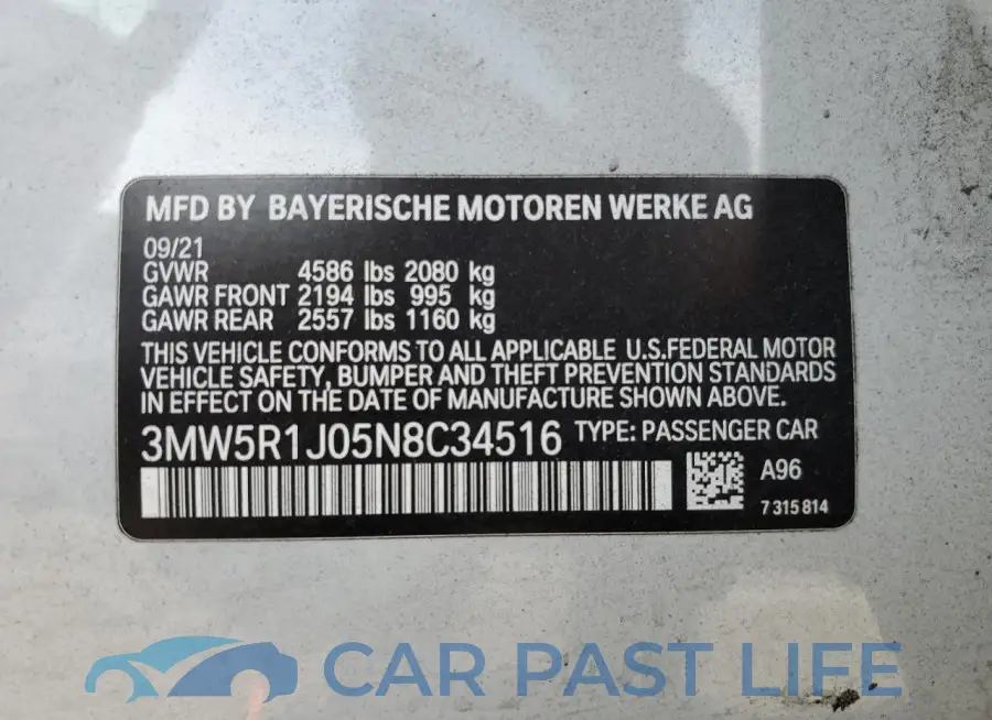 3MW5R1J05N8C34516# 12