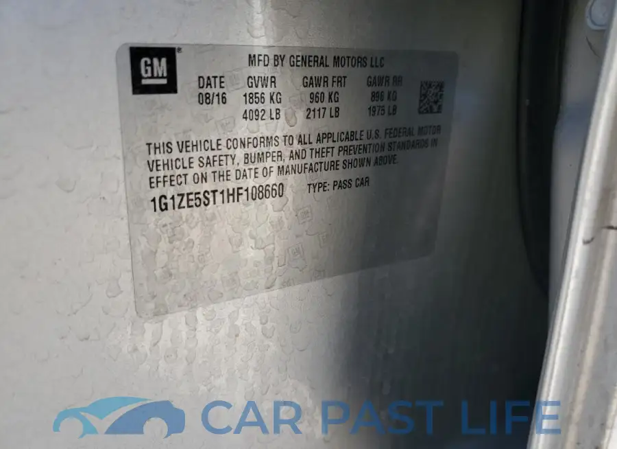 1G1ZE5ST1HF108660# 12