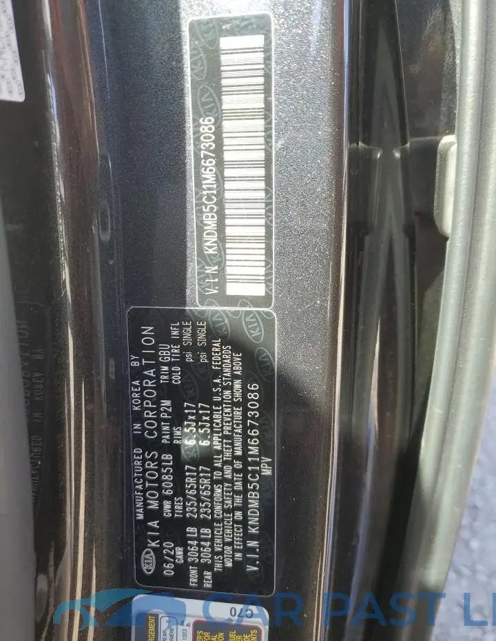 KNDMB5C11M6673086# 13