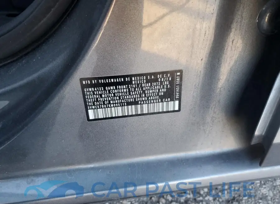 3VWC57BU7KM095113# 12