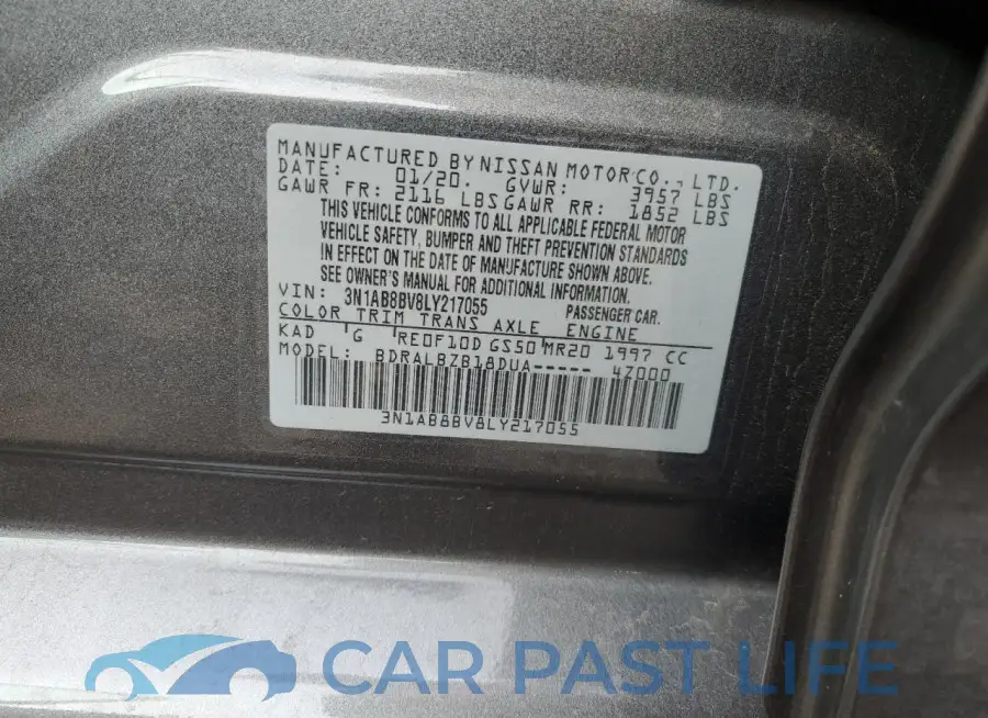 3N1AB8BV8LY217055# 13