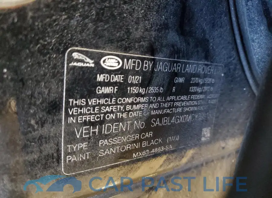 SAJBL4GX0MCY88913# 13