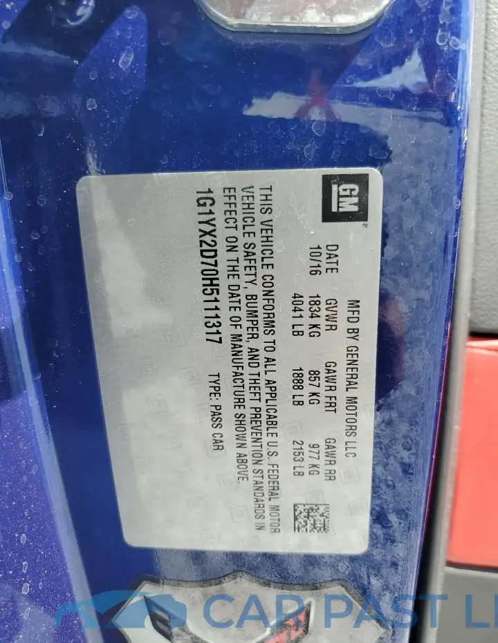 1G1YX2D70H5111317# 13