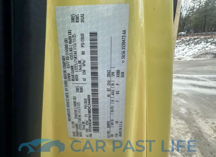 1FDXE4FN1MDC34409# 10