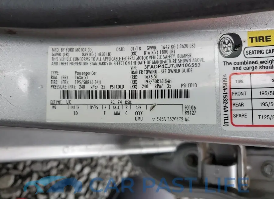 3FADP4EJ7JM106553# 12