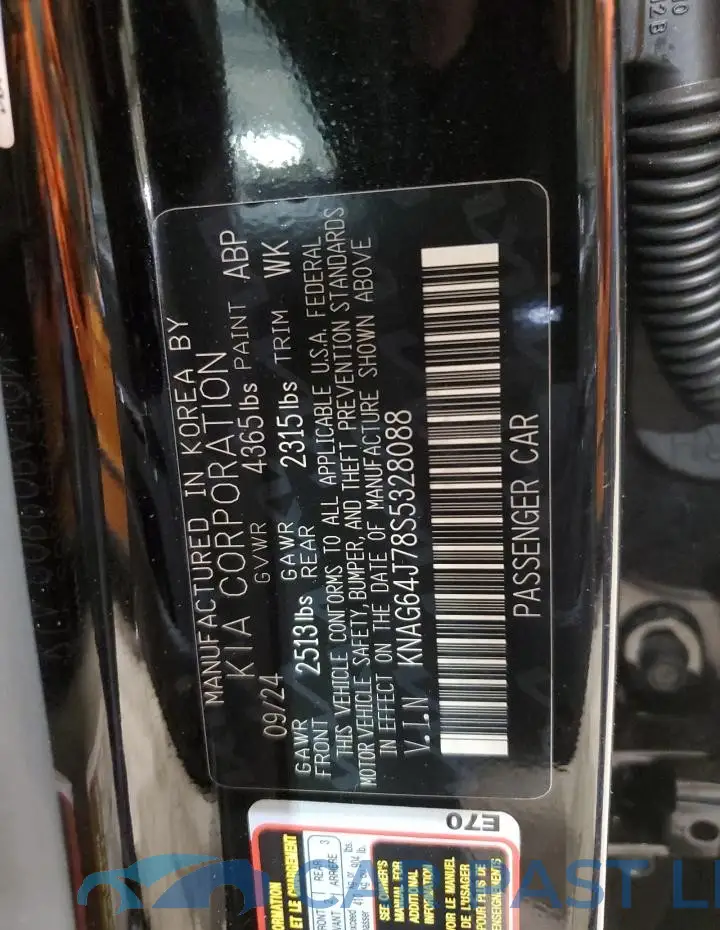 KNAG64J78S5328088# 13