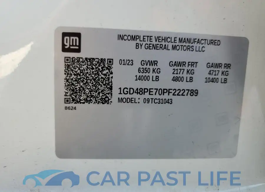 1GD48PE70PF222789# 12