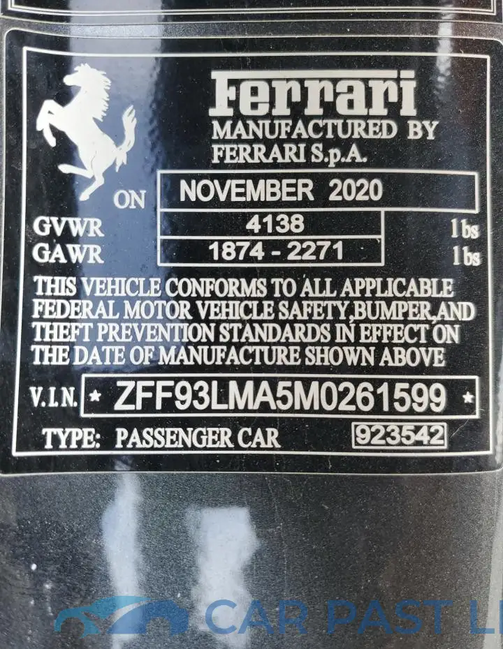 ZFF93LMA5M0261599# 12