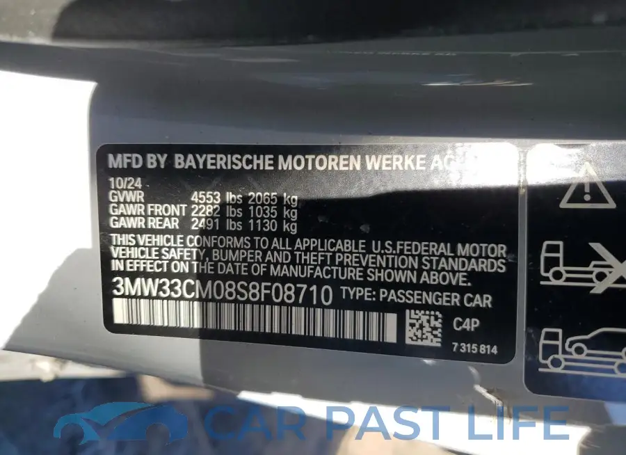 3MW33CM08S8F08710# 12