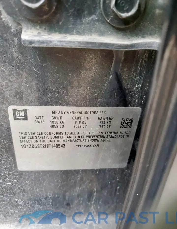 1G1ZB5ST2HF140543# 12